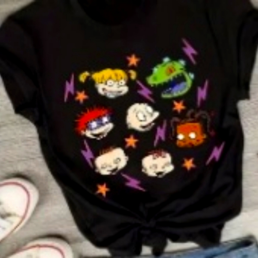 Rugrats Black T-SHIRT